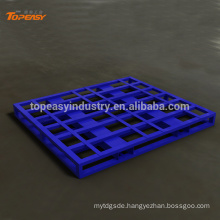 Powder coated single faced steel stack pallet industrial pallet